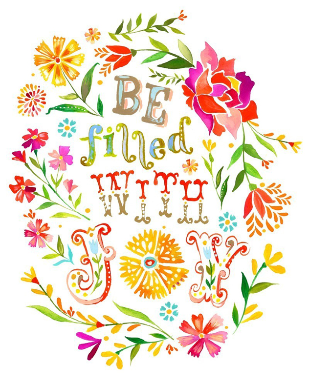 be filled with joy